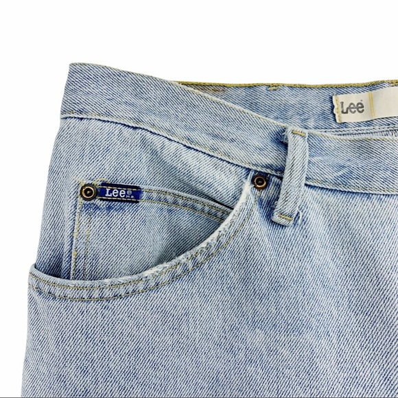 Vintage Lee Light Blue Wash Jeans Regular Fit - Picture 10 of 15